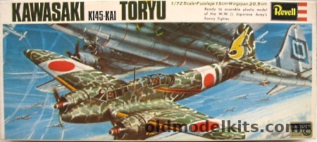 Revell 1/72 Kawasaki Ki-45 KA1c Kai Toryu, H104 plastic model kit